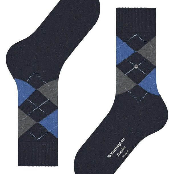 Burlington Dundee Socks Marine - Steranko Clothing Manchester