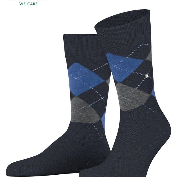 Burlington Dundee Socks Marine - Steranko Clothing Manchester