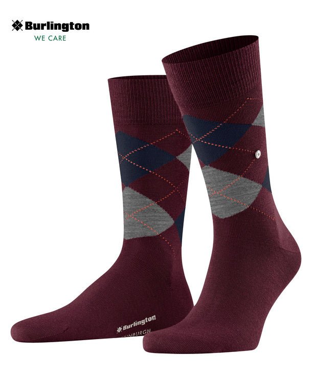 Burlington Dundee Socks Merlot - Steranko Clothing Manchester