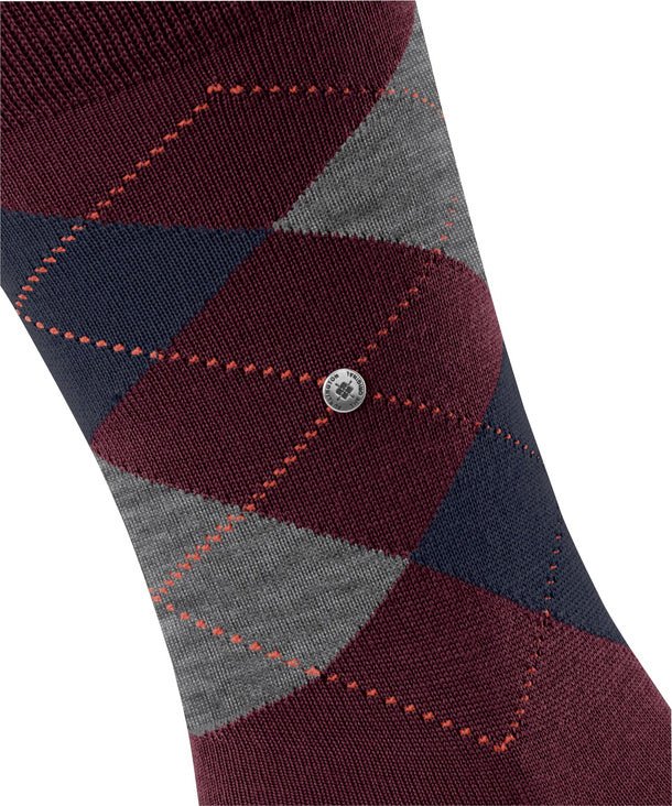 Burlington Dundee Socks Merlot - Steranko Clothing Manchester