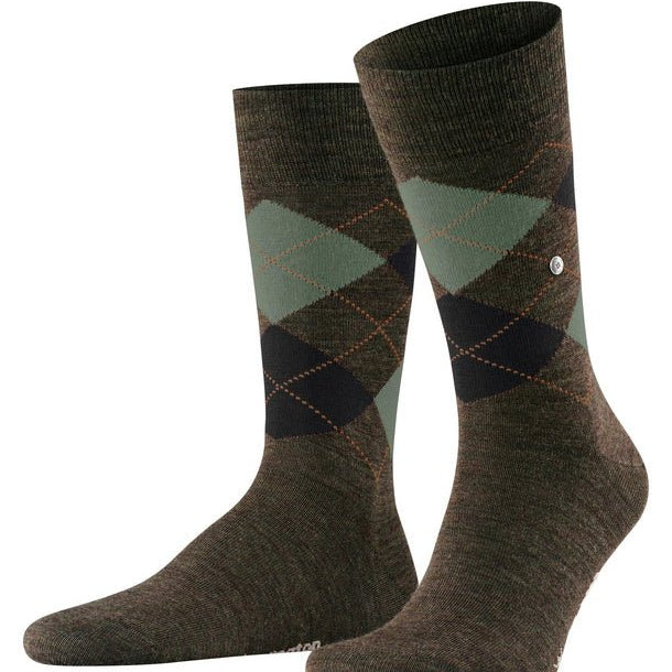 Burlington Edinburgh Socks Jade Melange - Steranko Clothing Manchester
