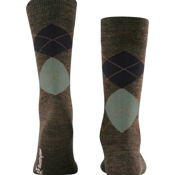 Burlington Edinburgh Socks Jade Melange - Steranko Clothing Manchester