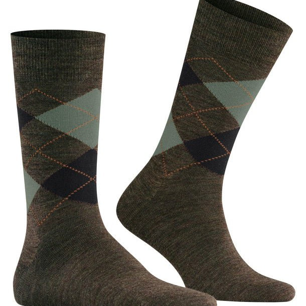 Burlington Edinburgh Socks Jade Melange - Steranko Clothing Manchester