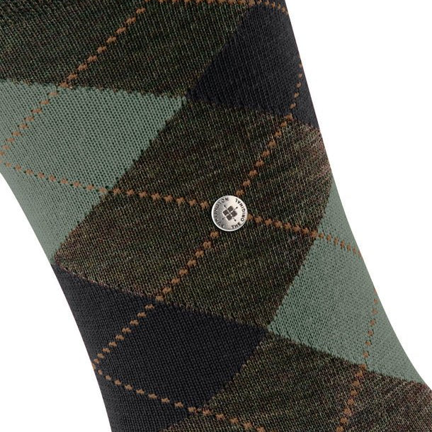 Burlington Edinburgh Socks Jade Melange - Steranko Clothing Manchester