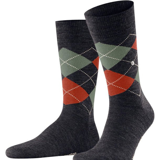 Burlington Edinburgh Socks Jeans Melange - Steranko Clothing Manchester