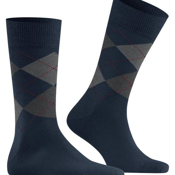 Burlington Edinburgh Socks Marine - Steranko Clothing Manchester