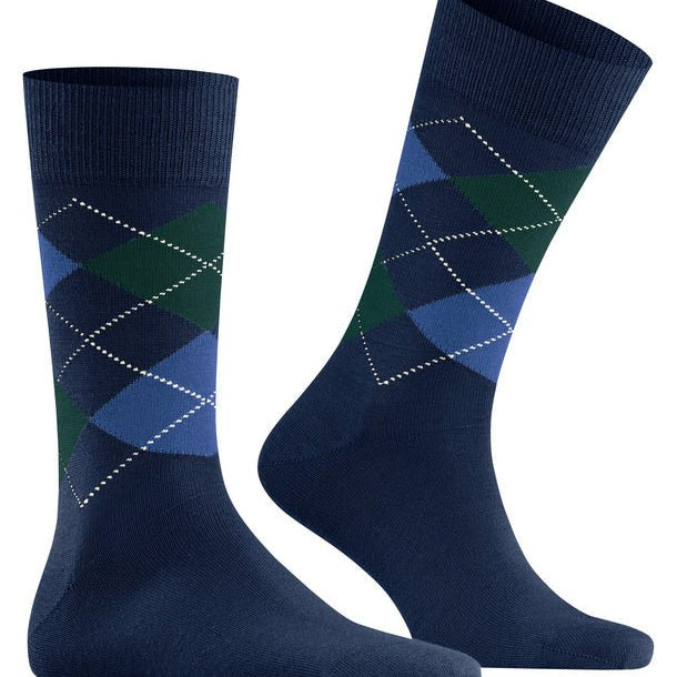 Burlington Edinburgh Socks Royal - Steranko Clothing Manchester