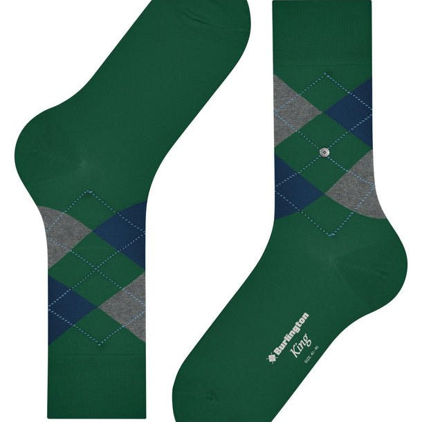 Burlington King Sock Eucalyptus - Steranko Clothing Manchester