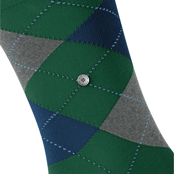 Burlington King Sock Eucalyptus - Steranko Clothing Manchester