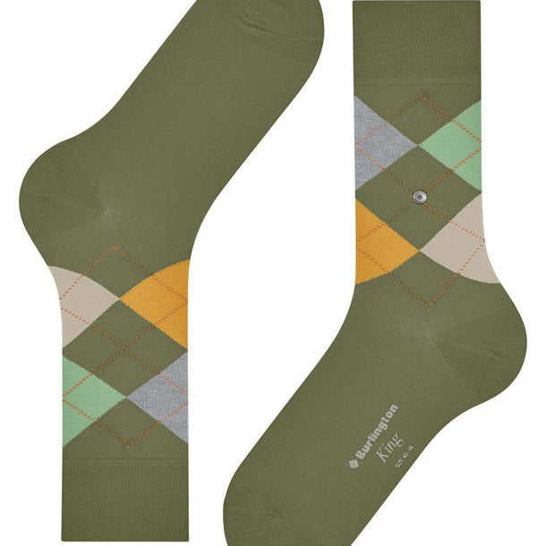 Burlington King Sock Green - Steranko Clothing Manchester