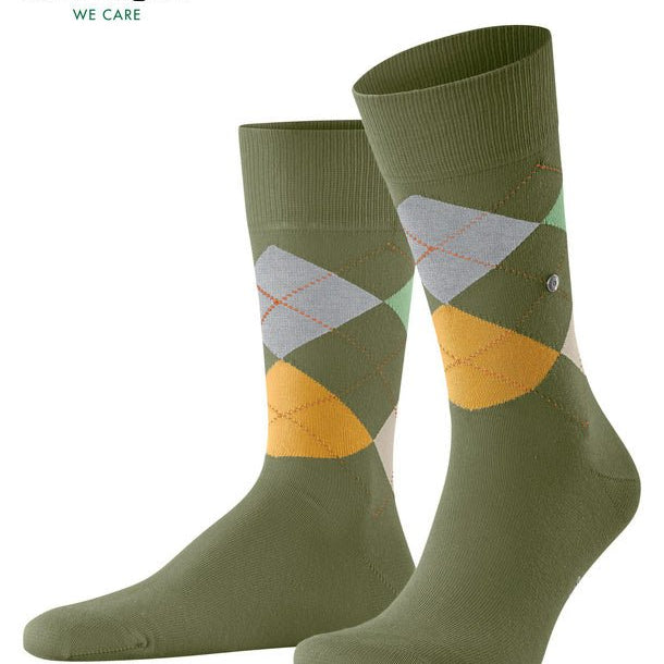 Burlington King Sock Green - Steranko Clothing Manchester