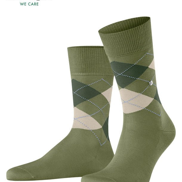 Burlington Manchester Sock Lime Green - Steranko Clothing Manchester