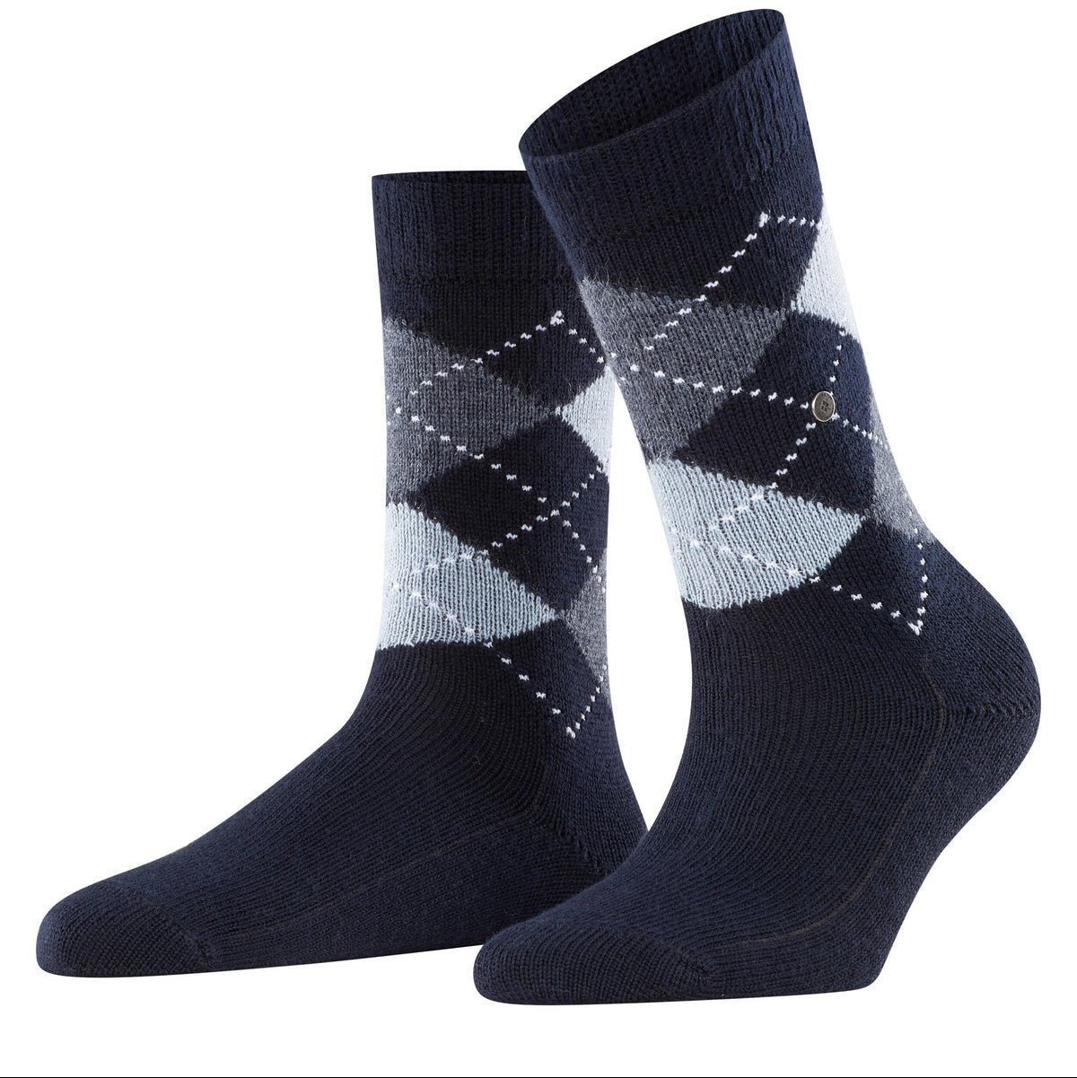 Burlington Whitby Argyle Socks Marine - Steranko Clothing Manchester