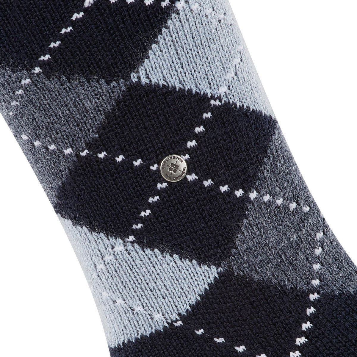 Burlington Whitby Argyle Socks Marine - Steranko Clothing Manchester