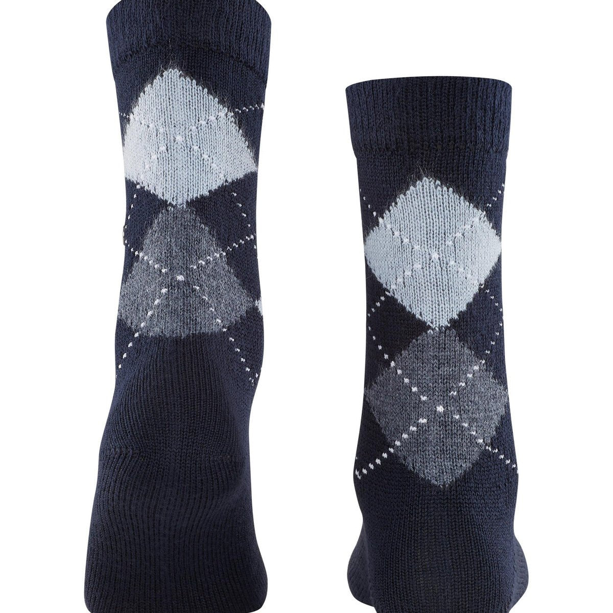 Burlington Whitby Argyle Socks Marine - Steranko Clothing Manchester