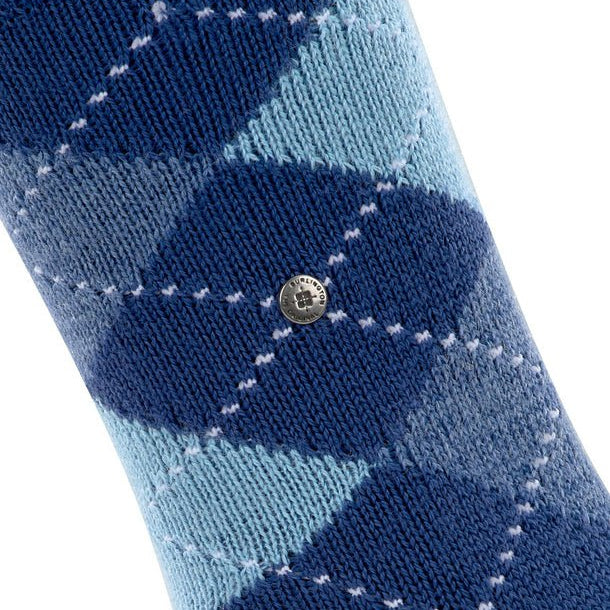 Burlington Whitby Argyle Socks Royal Blue - Steranko Clothing Manchester