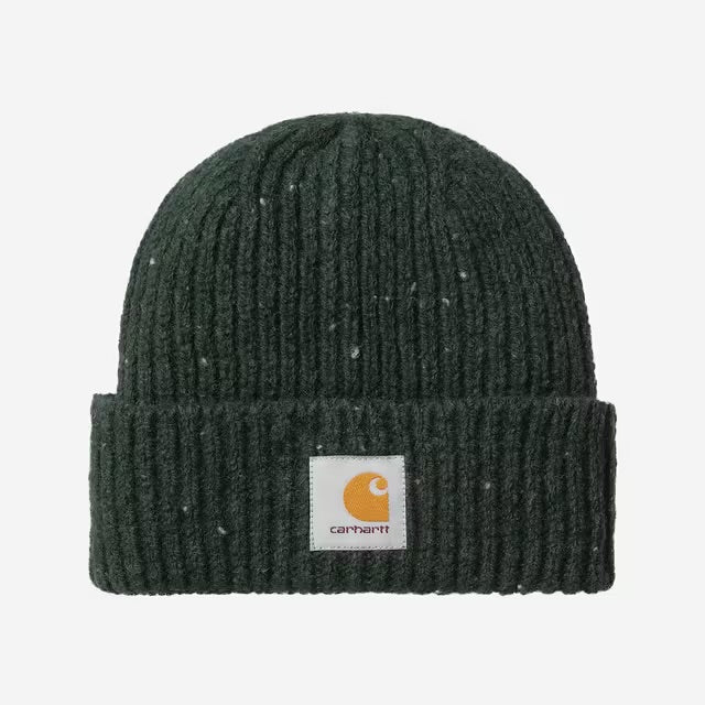 Carhartt Anglistic Beanie Speckled Dark Scarab - Steranko Clothing Manchester