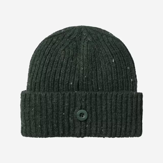 Carhartt Anglistic Beanie Speckled Dark Scarab - Steranko Clothing Manchester