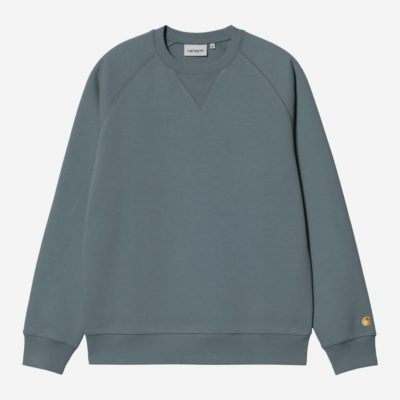 Carhartt Chase Sweatshirt Cozy Blue / Gold - Steranko Clothing Manchester