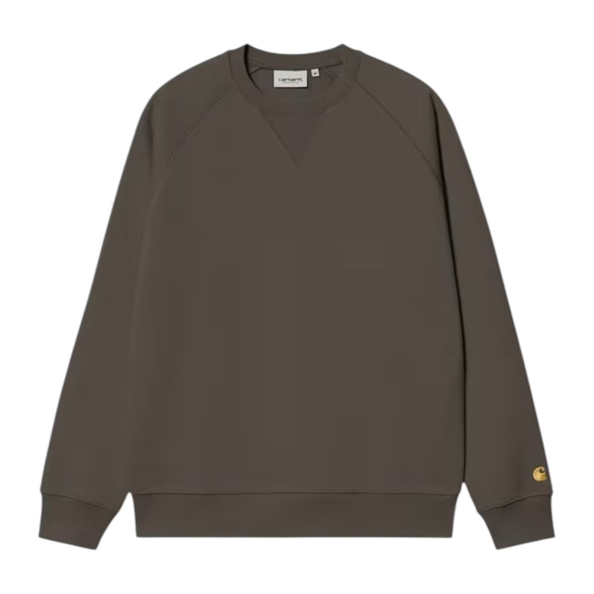 Carhartt Chase Sweatshirt Shungite/Gold - Steranko Clothing Manchester