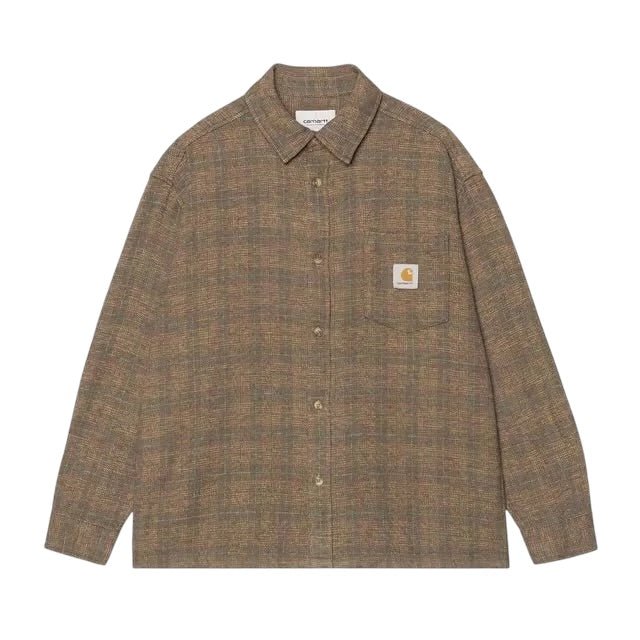 Carhartt L/S Bagley Shirt Bagley Check/Hamilton Brown - Steranko Clothing Manchester