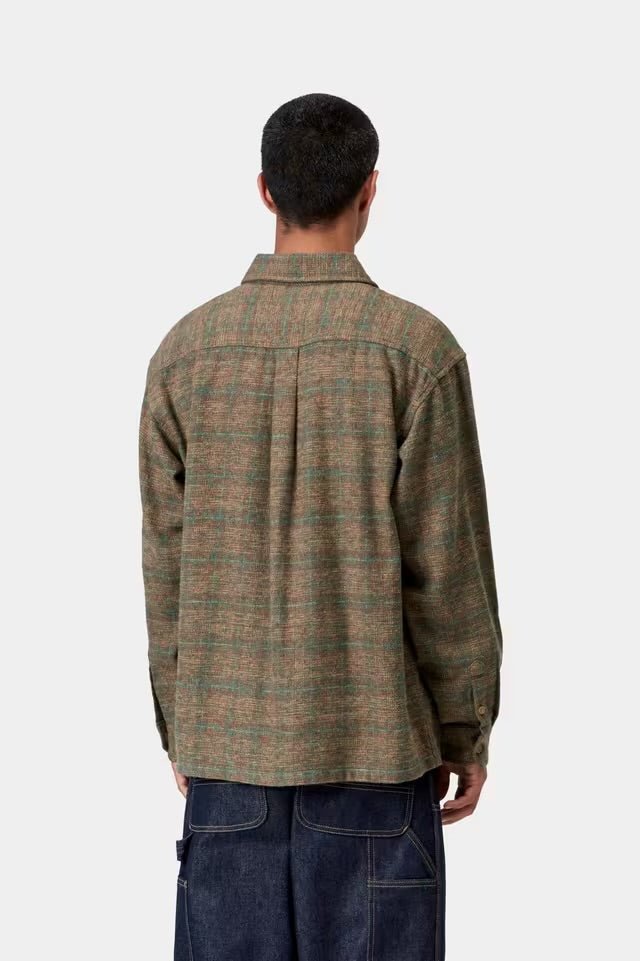 Carhartt L/S Bagley Shirt Bagley Check/Hamilton Brown - Steranko Clothing Manchester