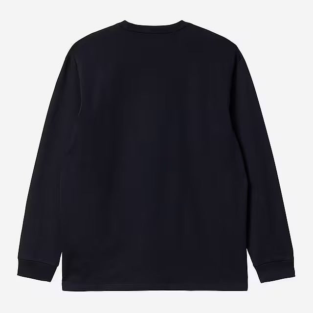 Carhartt L/S Chase T-shirt Dark Navy/Gold - Steranko Clothing Manchester