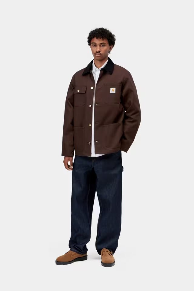 Carhartt Michigan Coat Tobacco/Black - Steranko Clothing Manchester