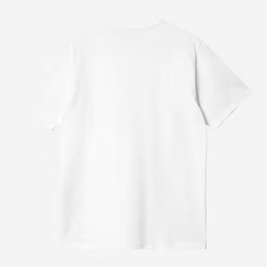 Carhartt Pocket T-Shirt White / Red - Steranko Clothing Manchester