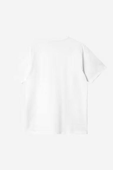 Carhartt Pocket T-Shirt White / Red - Steranko Clothing Manchester