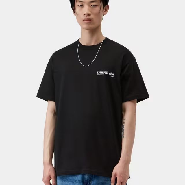 Carhartt Short Sleeve Wiptopia 2 T-Shirt Black - Steranko Clothing Manchester