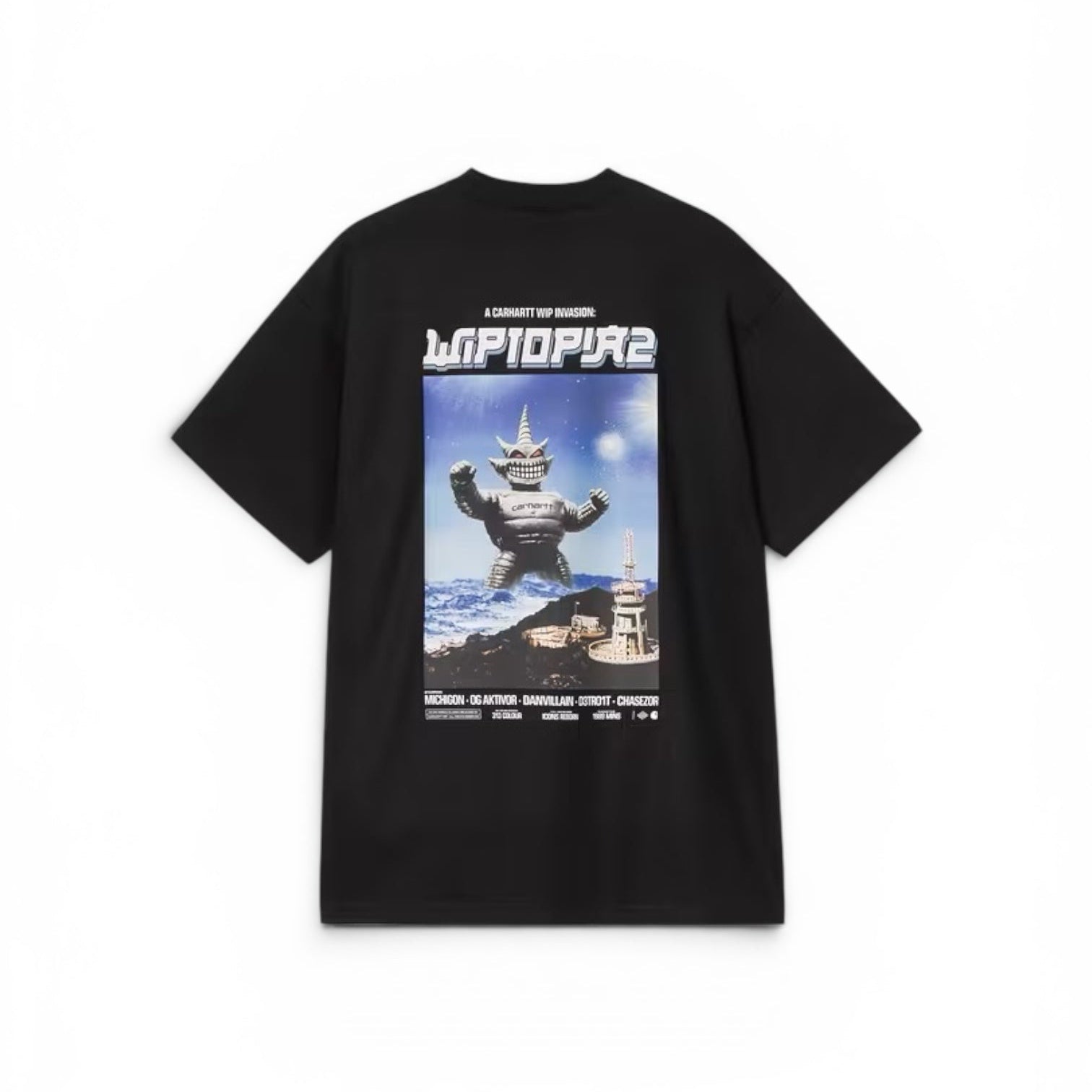 Carhartt Short Sleeve Wiptopia 2 T-Shirt Black - Steranko Clothing Manchester