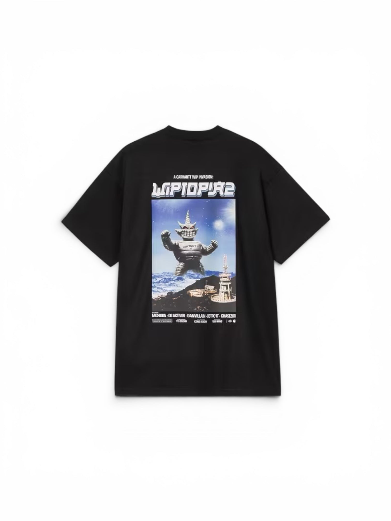 Carhartt Short Sleeve Wiptopia 2 T-Shirt Black - Steranko Clothing Manchester