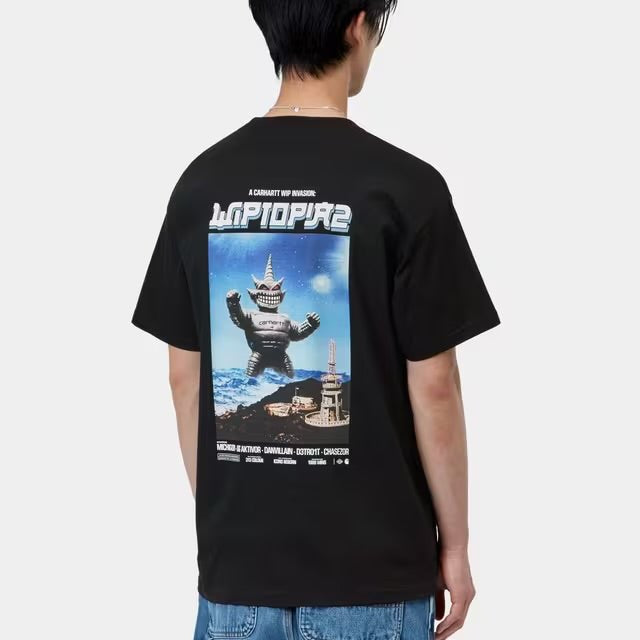 Carhartt Short Sleeve Wiptopia 2 T-Shirt Black - Steranko Clothing Manchester