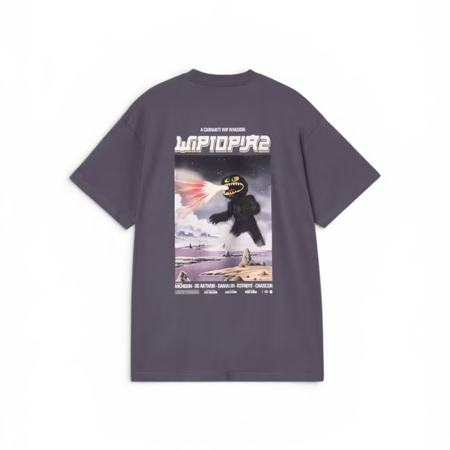 Carhartt Short Sleeve Wiptopia 2 T-Shirt Shady Purple - Steranko Clothing Manchester