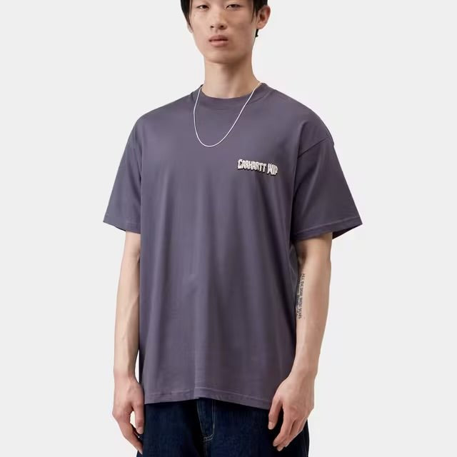 Carhartt Short Sleeve Wiptopia 2 T-Shirt Shady Purple - Steranko Clothing Manchester