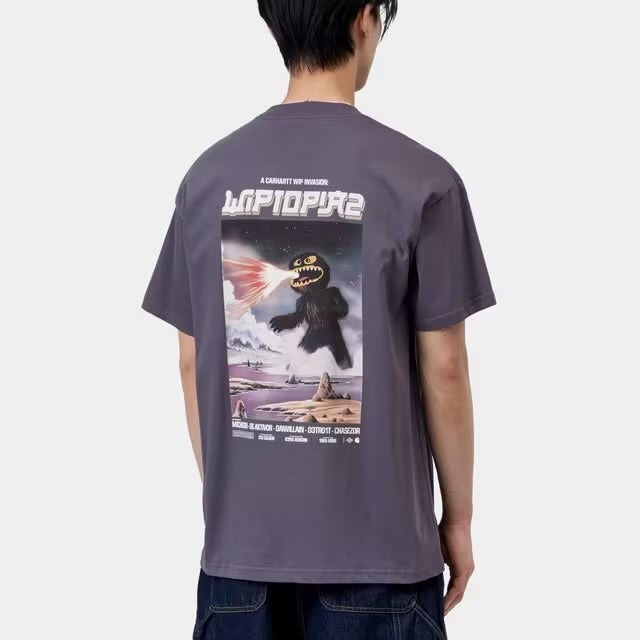 Carhartt Short Sleeve Wiptopia 2 T-Shirt Shady Purple - Steranko Clothing Manchester