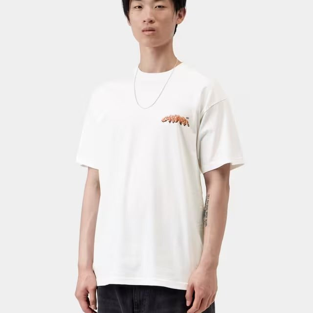 Carhartt Short Sleeve Wiptopia 2 T-Shirt White - Steranko Clothing Manchester