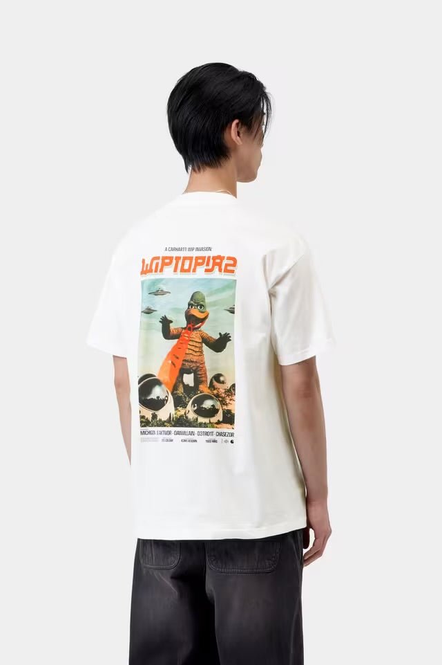 Carhartt Short Sleeve Wiptopia 2 T-Shirt White - Steranko Clothing Manchester