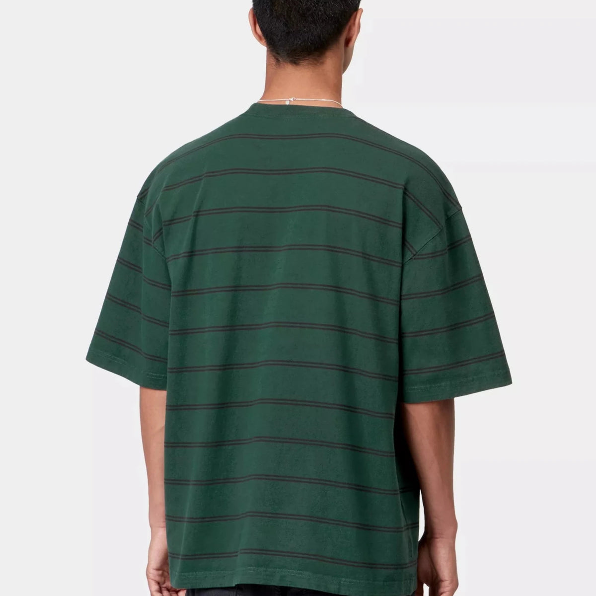 Carhartt S/S Cardona Pocket T-Shirt Cardona Stripe/Natural/Dark Scarab - Steranko Clothing Manchester