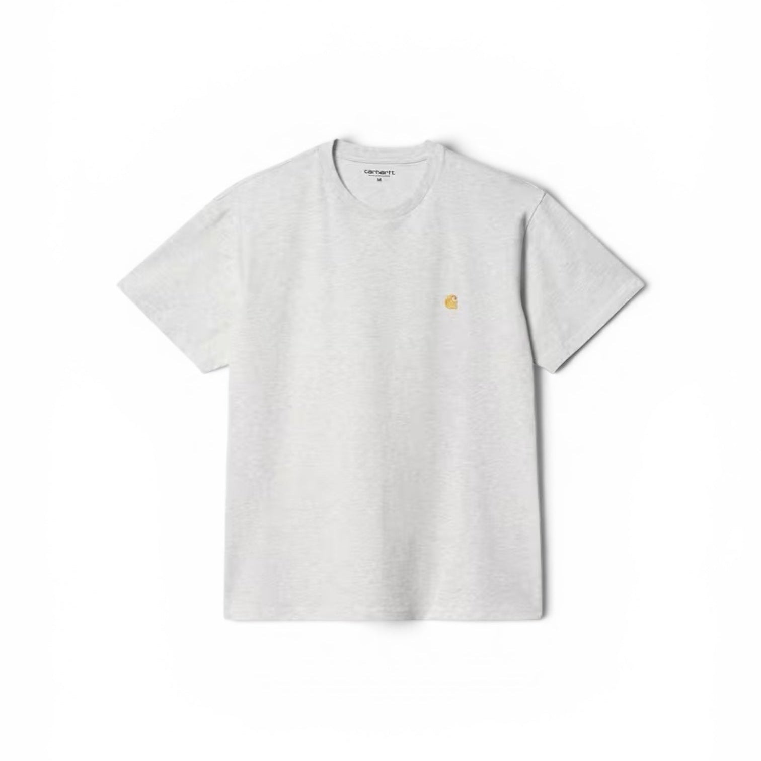 Carhartt SS Chase T-Shirt Ash Heather/Gold - Steranko Clothing Manchester