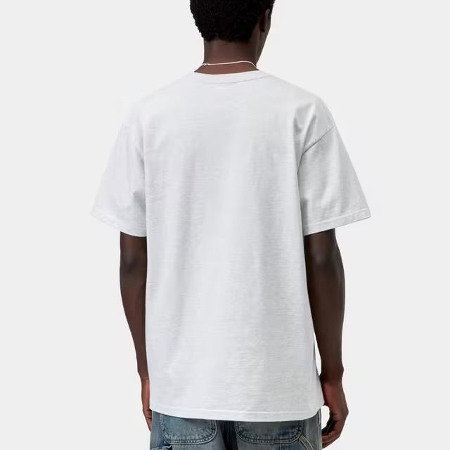Carhartt SS Chase T-Shirt Ash Heather/Gold - Steranko Clothing Manchester
