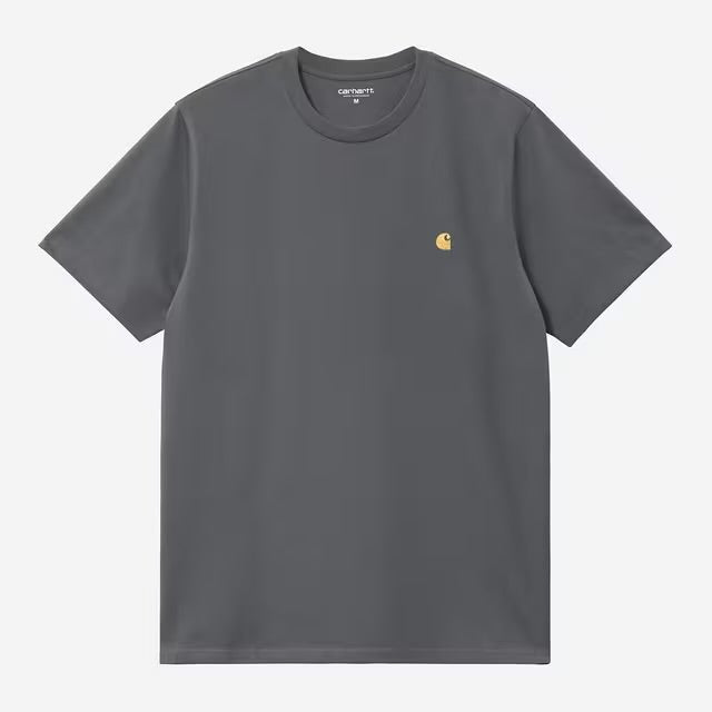 Carhartt S/S Chase T-Shirt Styx Gold - Steranko Clothing Manchester