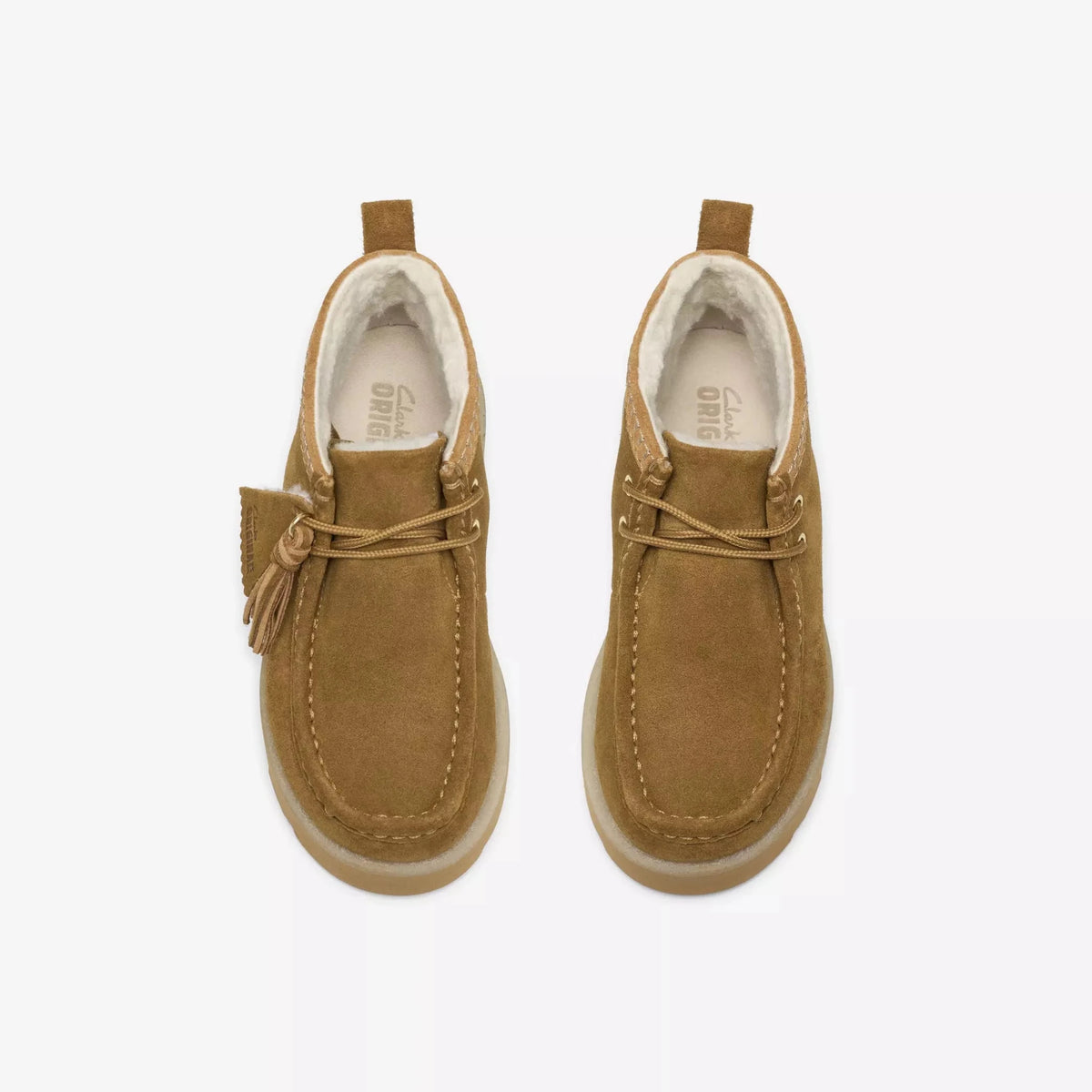 Clarks Originals Meare Wallabee Mid Brown Interest - Steranko Clothing Manchester
