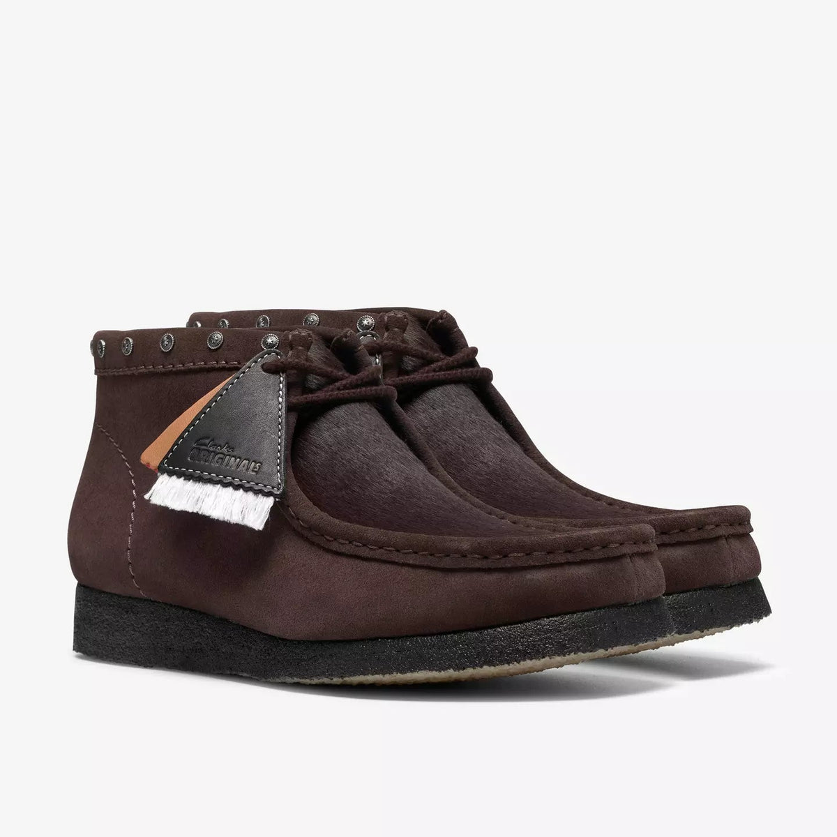 Clarks Originals Wallabee Boot Brown Interest - Steranko Clothing Manchester