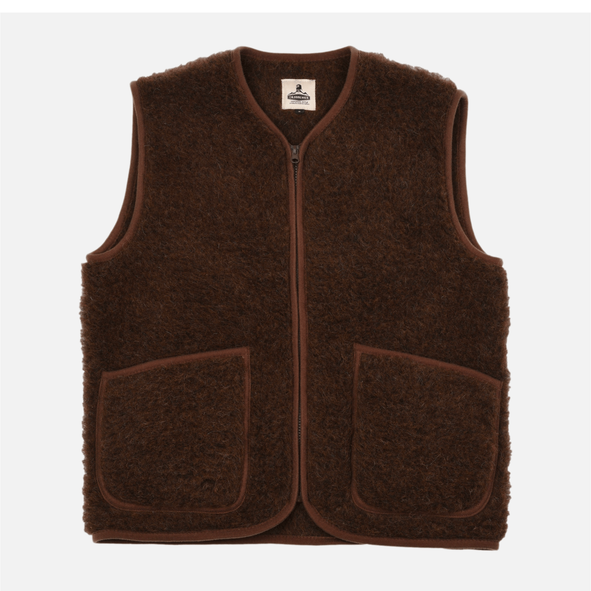 Coldbreaker Pepitko Vest Dark Brown - Steranko Clothing Manchester
