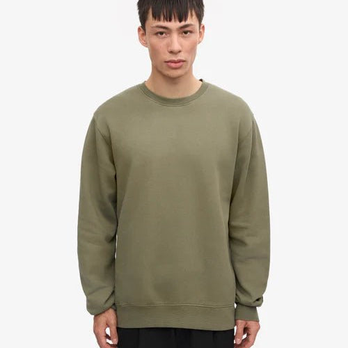 Colorful Standard Classic Organic Crew Neck Dusty Olive - Steranko Clothing Manchester