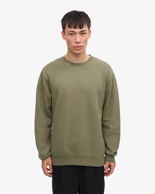 Colorful Standard Classic Organic Crew Neck Dusty Olive - Steranko Clothing Manchester