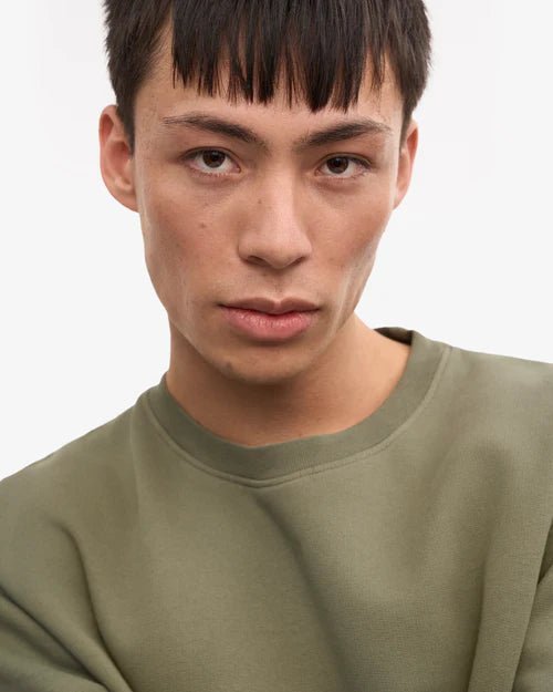 Colorful Standard Classic Organic Crew Neck Dusty Olive - Steranko Clothing Manchester