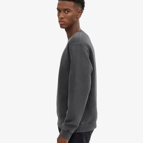 Colorful Standard Classic Organic Crew Neck Faded Black - Steranko Clothing Manchester